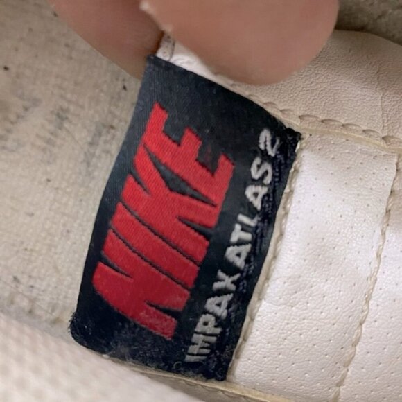 Vintage Nike Impax Atlas 2 White Red Lace Up Trainers Athletic Sneakers 8 - Picture 7 of 15